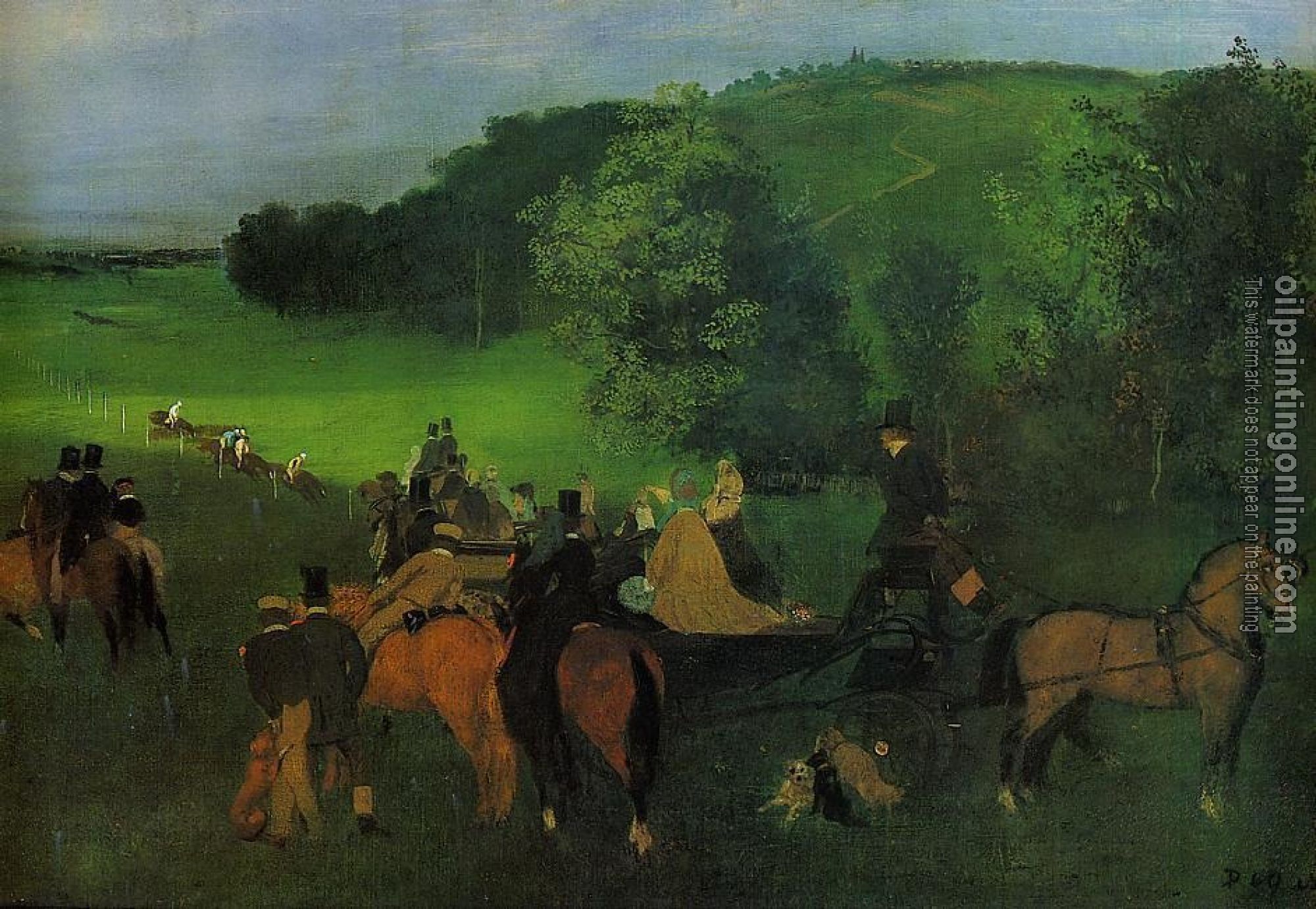 Degas, Edgar - On the Racecourse